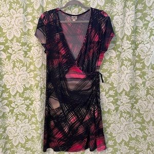 🏝️Big $8 Sale!🏝️Worthington Stretch Faux Wrap Dress